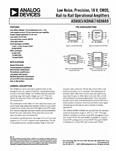 DataSheet AD8663 pdf